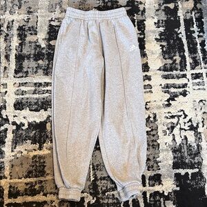 adidas Light Gray Sweatpants - Cozy Athletic Joggers